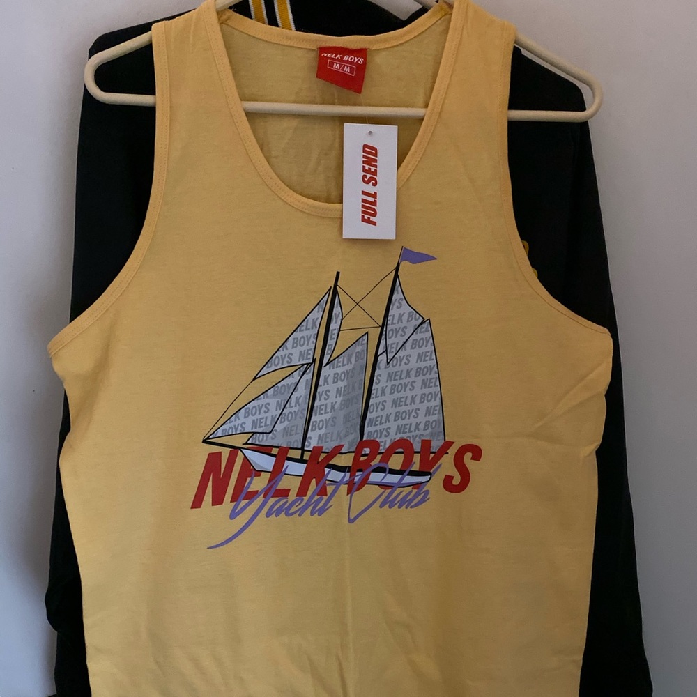 Yellow Nelk Boys Yacht Club Tank